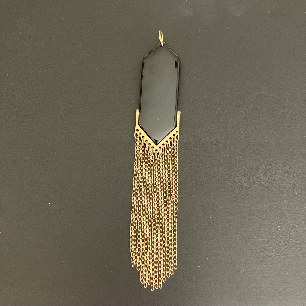 Black & Gold Tone Pendant